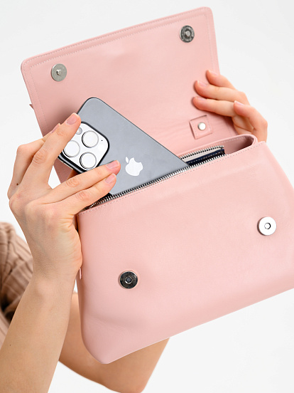 картинка Сумка-клатч ED'ART s06.Розовая от интернет магазина