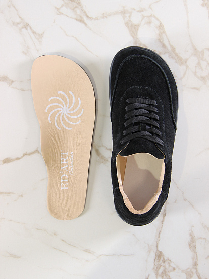 картинка Босоногие кеды ED'ART 187.nata'bl.Черный замша от интернет магазина