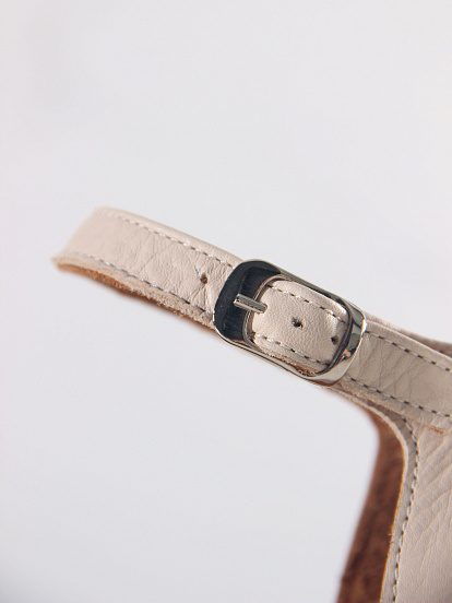 картинка Босоножки ED'ART 3032.25294'br. Бежевый стар+коричневый от интернет магазина