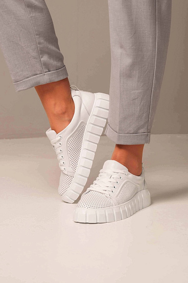 картинка Кеды ED'ART 158.p.91505'w. Белый R от интернет магазина