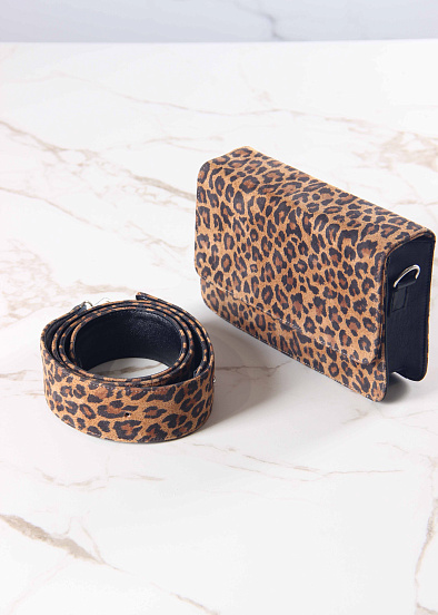 картинка Сумка-клатч ED'ART k08.коричневый леопард от интернет магазина