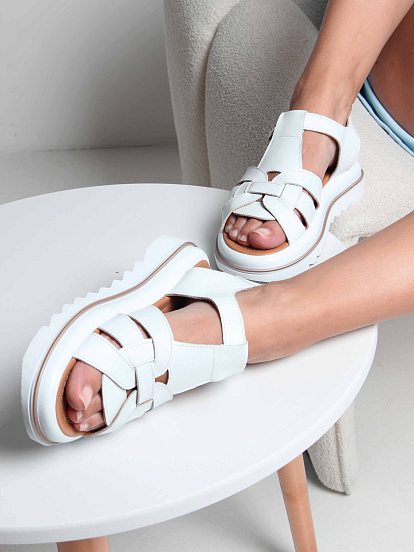 картинка Босоножки ED'ART 2028.2525'w. Белый от интернет магазина