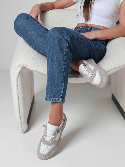 картинка Кеды ED'ART 149.LusiR2'la. Белый бежевый от интернет магазина