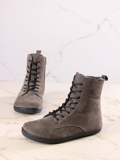 картинка Босоногие ботинки  ED'ART 351.NATA'bl.Серый замок замша от интернет магазина