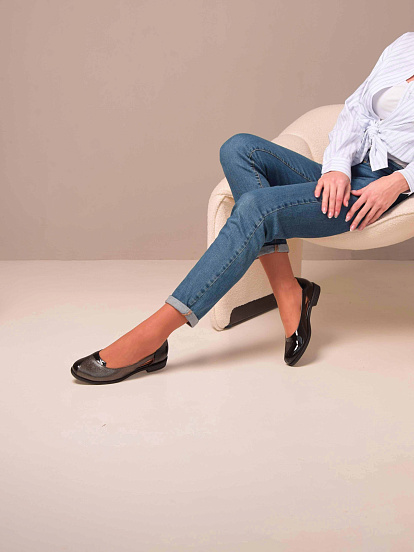 картинка Туфли ED'ART 160.madonna'bl.Черный лак астана от интернет магазина