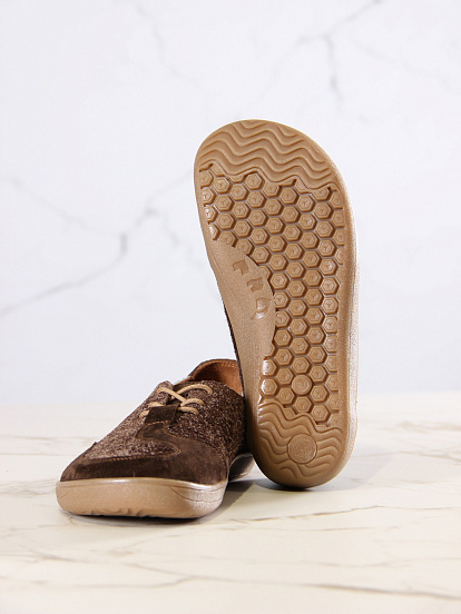 картинка Босоногие туфли ED'ART 188.nata'br.Коричневый джангл+коричневая замша от интернет магазина