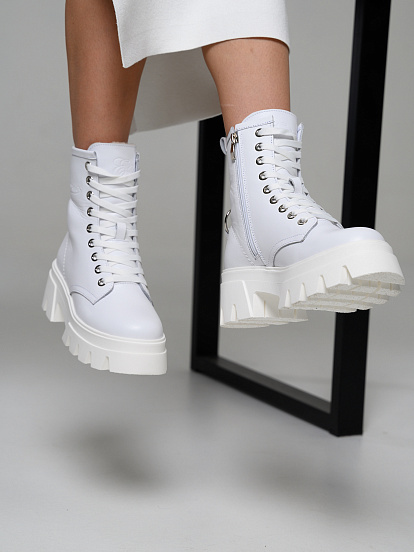картинка Ботинки ED'ART 329.зиплайн'w. белый от интернет магазина