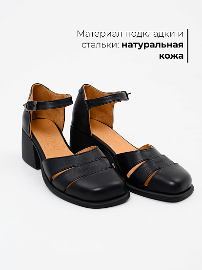 картинка Босоножки ED'ART 5032.23663'bl. Черный от интернет магазина