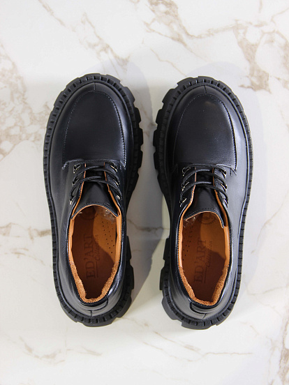 картинка Туфли полуботинки ED'ART 202.чанки'bl. black от интернет магазина