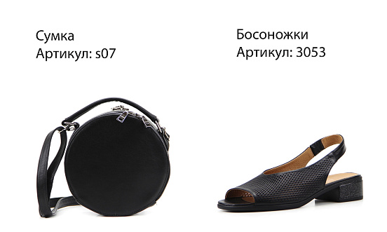 картинка Босоножки ED'ART 3053.358'bl.black от интернет магазина