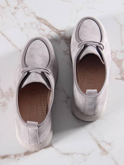 картинка Мокасины ED'ART 191.1607'be. каменный замша от интернет магазина