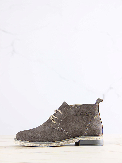 картинка Ботинки ED'ART 309.rose'gr.Серый замок замша от интернет магазина