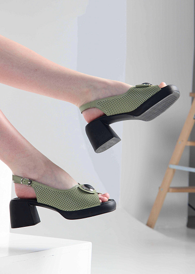 картинка Сабо ED'ART 5030.Р.24191'bl. авокадо от интернет магазина