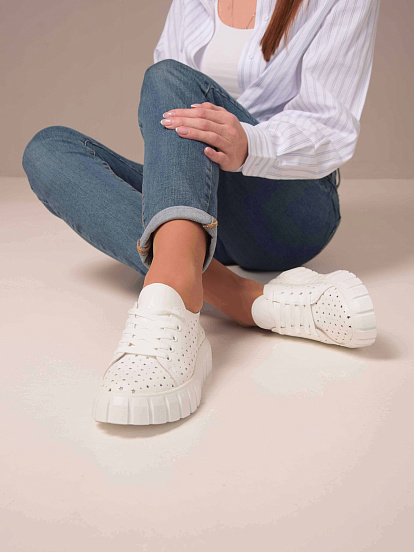 картинка Кеды ED'ART 125.p.91505'w.Белый от интернет магазина