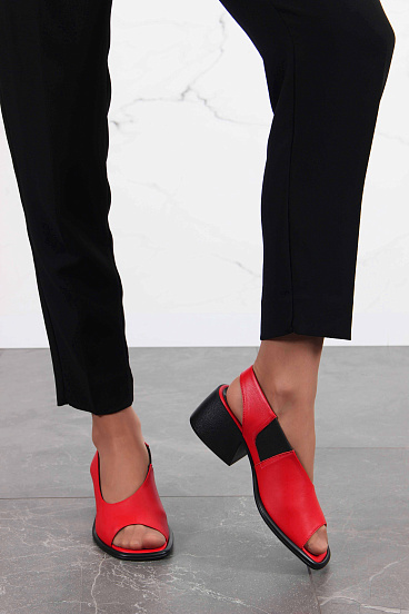 картинка Босоножки ED'ART 4011.23663'bl. Красный от интернет магазина