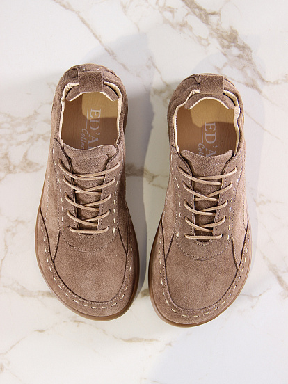 картинка Сникерины ED'ART 178.асти"br.Серо-коричневая замша от интернет магазина