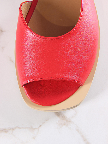 картинка Босоножки ED'ART 1040.110Z'be. Красный от интернет магазина