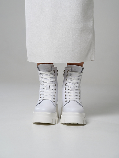 картинка Ботинки ED'ART 329.зиплайн'w. белый от интернет магазина
