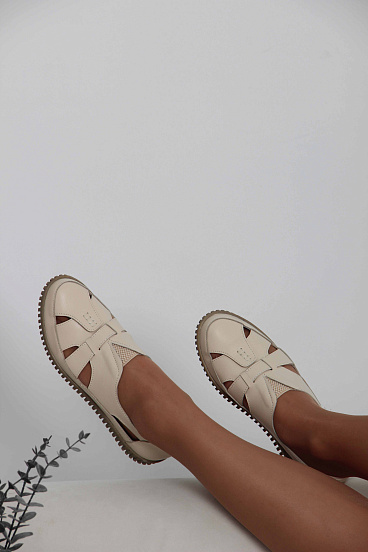 картинка Слипоны ED'ART 116.8000'be. Бежевый от интернет магазина