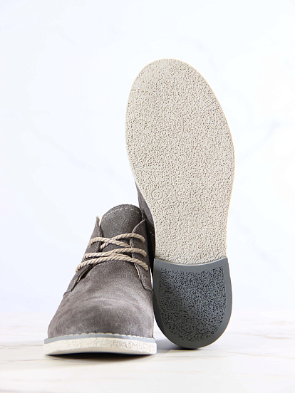 картинка Ботинки ED'ART 309.rose'gr.Серый замок замша от интернет магазина